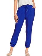 Old Navy Womens Drapey Cinched Pants 26 1/2&quot; - Absolute Blue