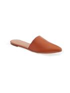 Old Navy Pointed Flat Fashion Mule - Cognac Brown
