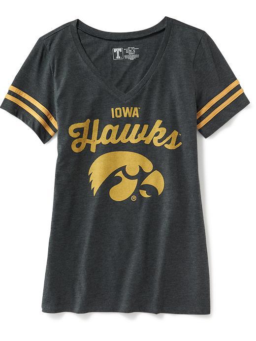 Old Navy College Team Graphic V Neck Tee For Women - University Of Iowa