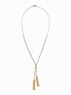 Old Navy Ombr Beaded Lariat Necklace For Women - Teal Away