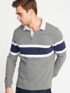 Pieced-stripe Jersey Rugby For Men