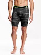 Old Navy Mens Go Dry Base Layer Shorts Size Xxl Big - Black Print