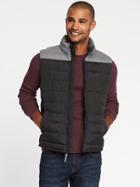 Old Navy Color Blocked Frost Free Vest For Men - True Black
