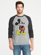 Old Navy Mens Disney Mickey Mouse Sweatshirt For Men Heather Gray Size S