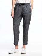 Old Navy Go Dry Semi Fitted Joggers For Women - Heather Gray