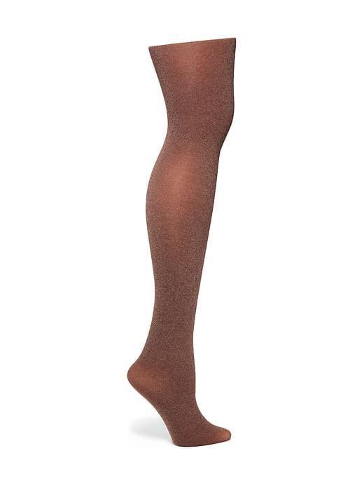 Old Navy Control Top Tights For Women - Dark Brown Heather