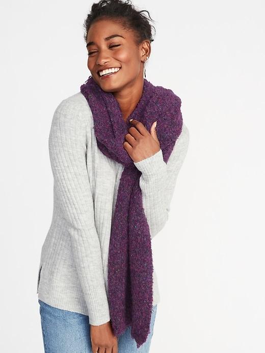 Old Navy Womens Boucl Scarf For Women Royal Purple Size One Size