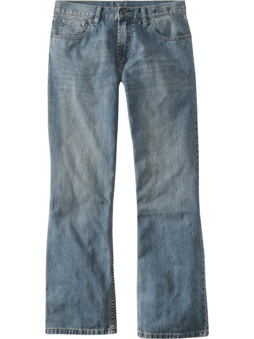 Old Navy Mens Boot Cut Jeans - Light Authentic