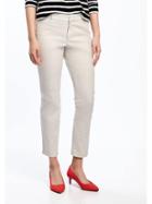 Old Navy Pixie Chino Mid Rise Pants For Women - Palomino
