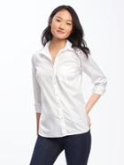 Old Navy Womens Relaxed Classic Clean-slate Shirt For Women Bright White Size Xs