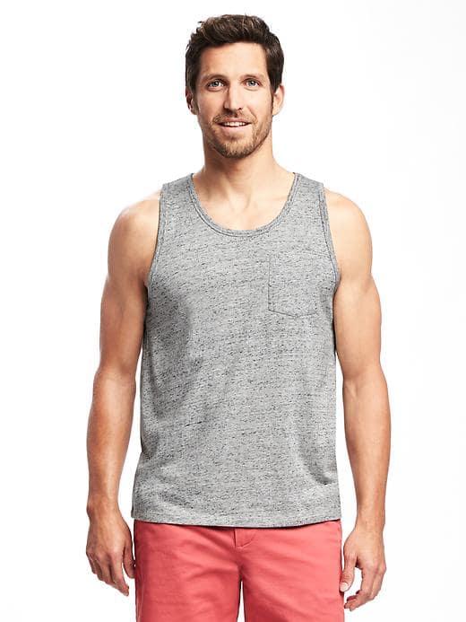 Old Navy Pocket Tank For Men - Heather Gray