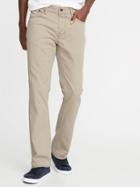 Twill Five-pocket Boot-cut Pants For Men
