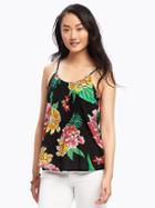 Old Navy Lightweight Pintuck Swing Tank For Women - Tropical Sunset