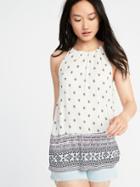 Old Navy Womens Suspended-neck Swing Top For Women White Size Xl