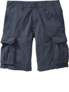 Old Navy Mens Broken In Cargo Shorts 10&quot; - Dusty Blue