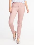 Old Navy Womens Mid-rise Pixie Full-length Pants For Women Pink Paradigm Size 18