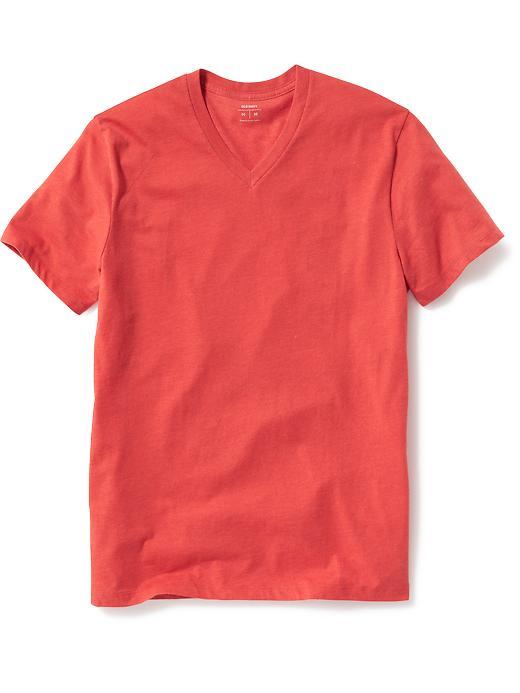 Old Navy Soft Washed V Neck Tee For Men - Love Potion