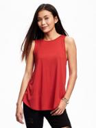 Old Navy High Neck Tank For Women - Red Buttons