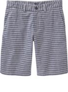 Old Navy Mens Slim Fit Twill Shorts 9 1/2&quot; Size 44w Big - Ink Blue Stripe
