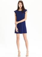Old Navy Womens Flutter Sleeve Shift Dresses - Lost At Sea Navy
