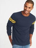 Old Navy Mens Soft-washed Slub-knit Crew-neck Tee For Men In The Navy Size Xl