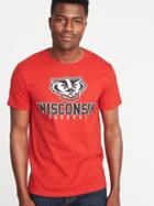Old Navy Mens College Team Graphic Tee For Men Wisconsin Size Xxl