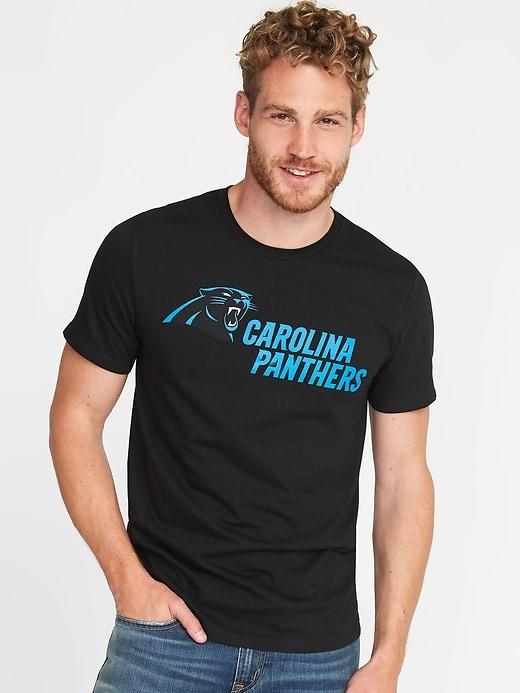 Old Navy Mens Nfl Team Graphic Tee For Men Panthers Size Xxl