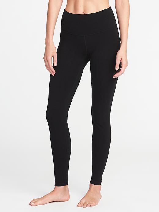 Old Navy High Rise Go Dry Leggings For Women - Black