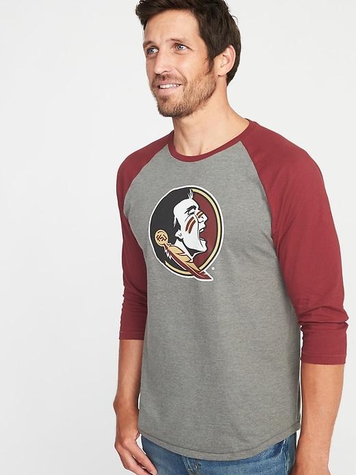 Old Navy Mens College-team Raglan-sleeve Tee For Men Florida State Size Xxl