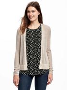 Old Navy Textured Short Cardi For Women - Palomino