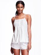 Old Navy Lace Sleep Top For Women - White