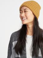 Old Navy Womens Rib-knit Beanie For Women Squash Size One Size