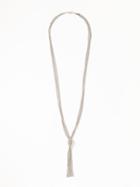 Old Navy Knotted Multi Strand Chain Necklace For Women - Silver