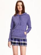 Old Navy Cozy Pullover Fleece Hoodie For Women - Navy Blue