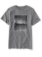 Old Navy Short Sleeve Graphic Tee Size Xxl Big - Heather Grey