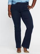 Old Navy Womens Smooth & Comfort Plus-size Rockstar Boot-cut Jeans Inverness Size 30