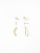 Old Navy Fashion Stud Earring 3 Pack For Women - Crystal Stud