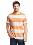 Old Navy Soft Washed Crew Neck Tee For Men - Orange Julian