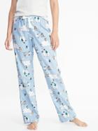 Old Navy Womens Patterned Flannel Sleep Pants For Women Bear Size S