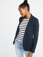 Classic Ponte-knit Blazer For Women