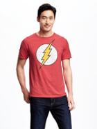 Old Navy Dc Comics The Flash Tee For Men - Heather Red