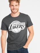 Old Navy Mens Nba Team-graphic Tee For Men Los Angeles Lakers Size S