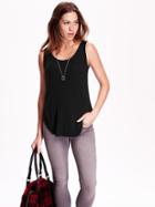 Old Navy Womens Rounded Hem Tank Size M - Blackjack