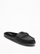 Old Navy Womens Faux-leather Driving Moccasins For Women Black Size 8 1/2