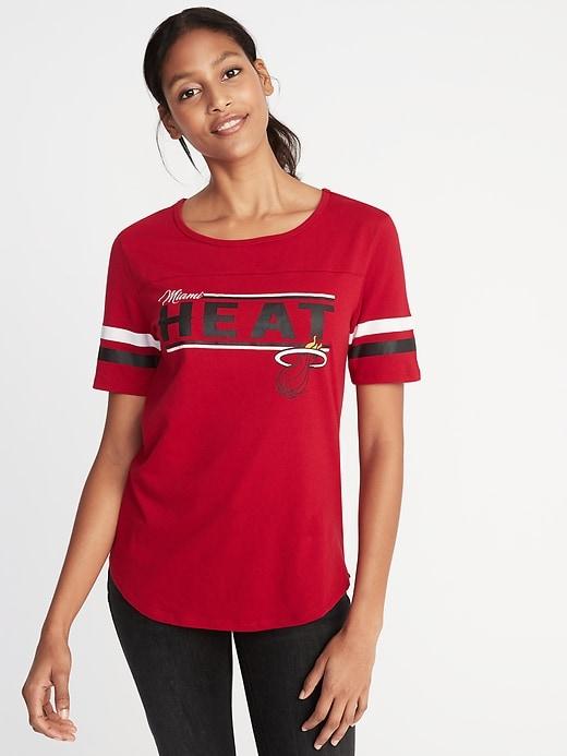 Old Navy Womens Nba Team Tee For Women Heat Size S