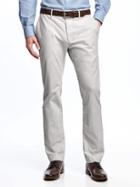 Old Navy Slim Signature Built In Flex Dress Pants For Men - Classic Light Khaki