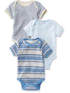 Old Navy Onesie One Piece 3 Pack - Blue Combo