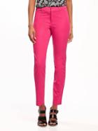 Old Navy Mid Rise Pixie Ankle Pants For Women - Punk Pink