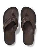 Old Navy Mens Faux-leather Sandals Dark Brown Size 6/7