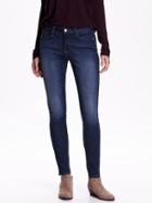 Old Navy Mid Rise Rockstar Skinny Jeans Size 0 Regular - Dark Wash